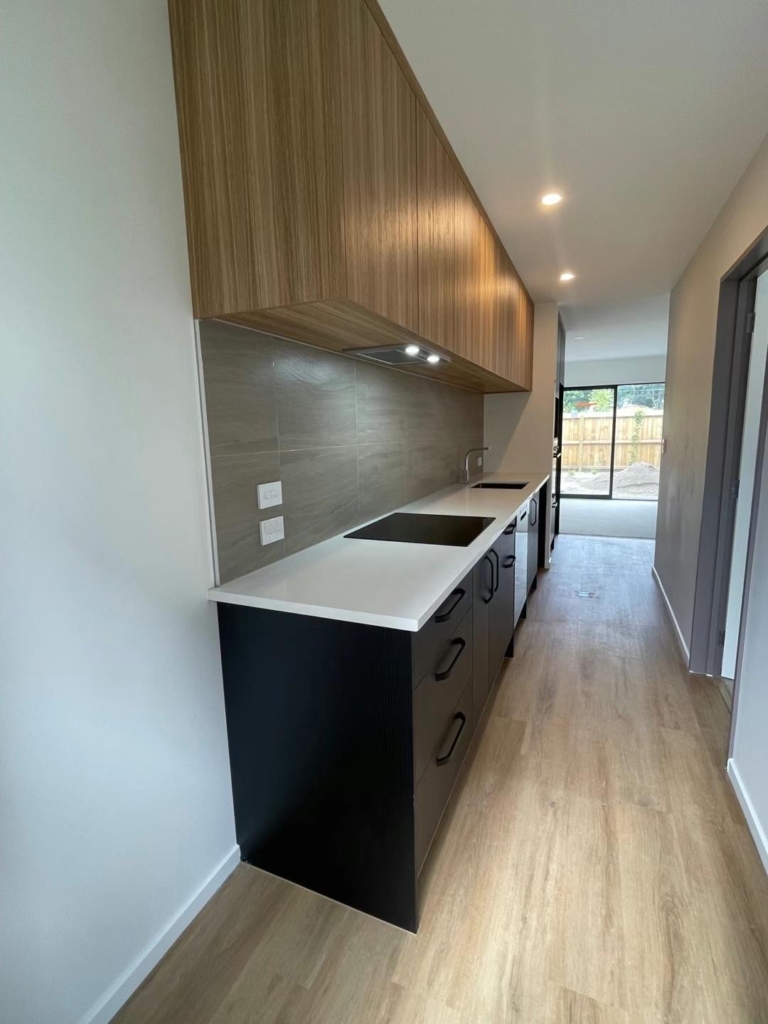 Kitchen in 2-bedroom 21-unit townhouse development at Bunyan Street, Waltham