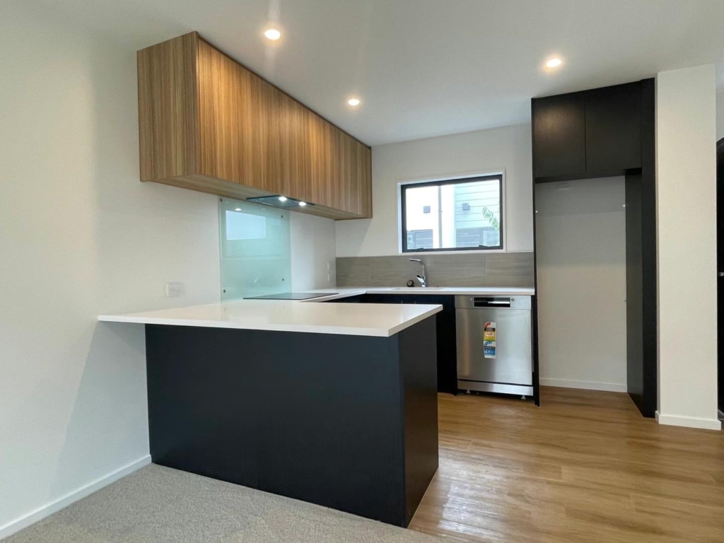 Kitchen in 2-bedroom 21-unit townhouse development at Bunyan Street, Waltham