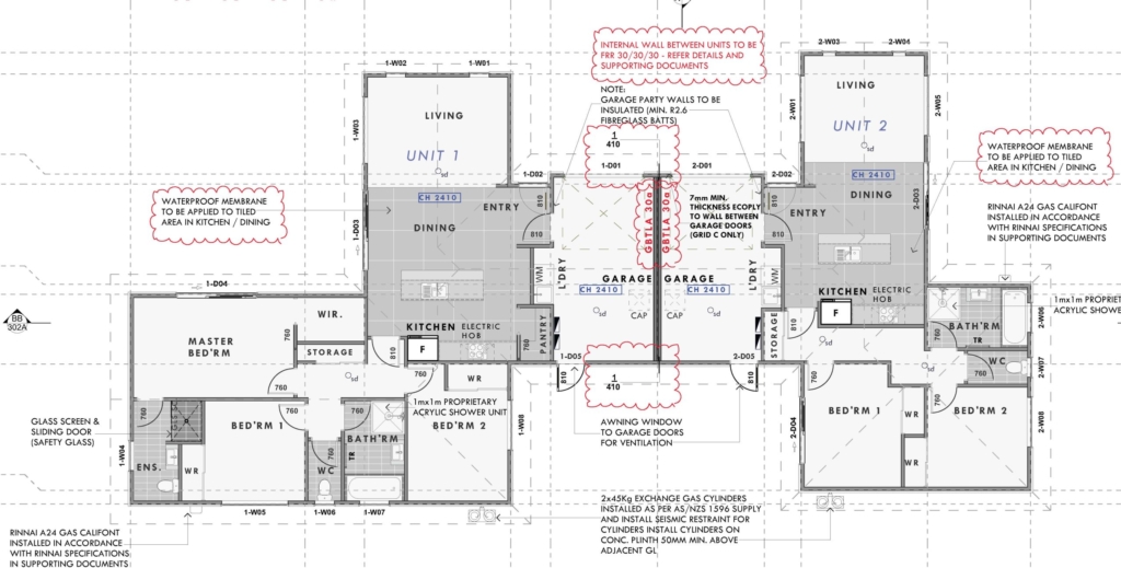 Floor plan for 5-bedroom 4-bathroom custom home at Nancy Wake Street, Rolleston
