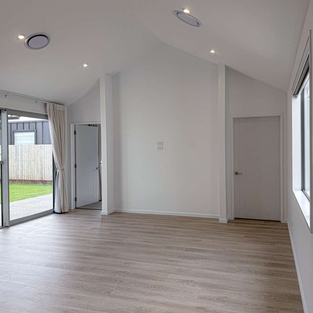 Living area in 5-bedroom 3-bathroom custom home at Storr Close, Halswell