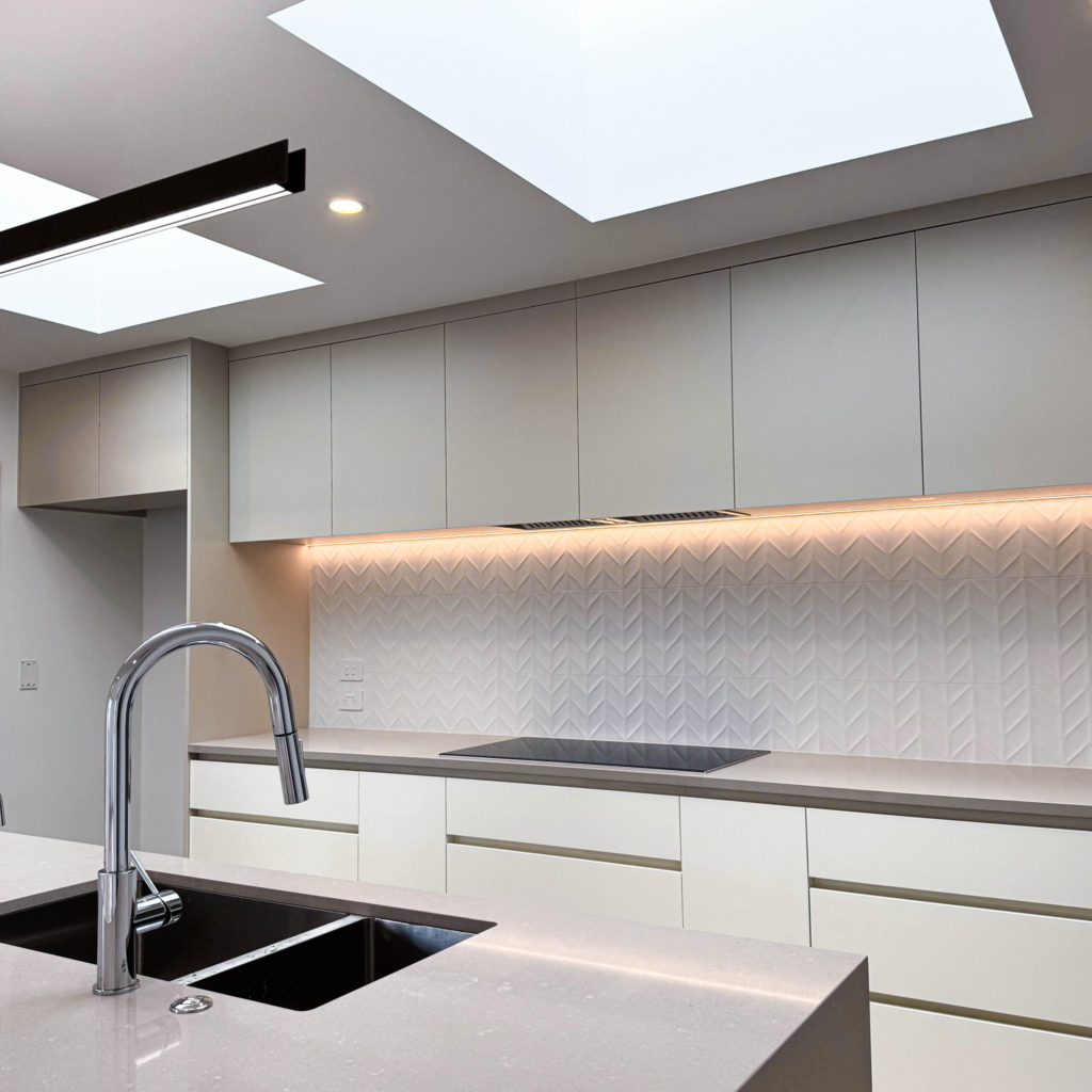 Kitchen in 5-bedroom 3-bathroom custom home at Storr Close, Halswell