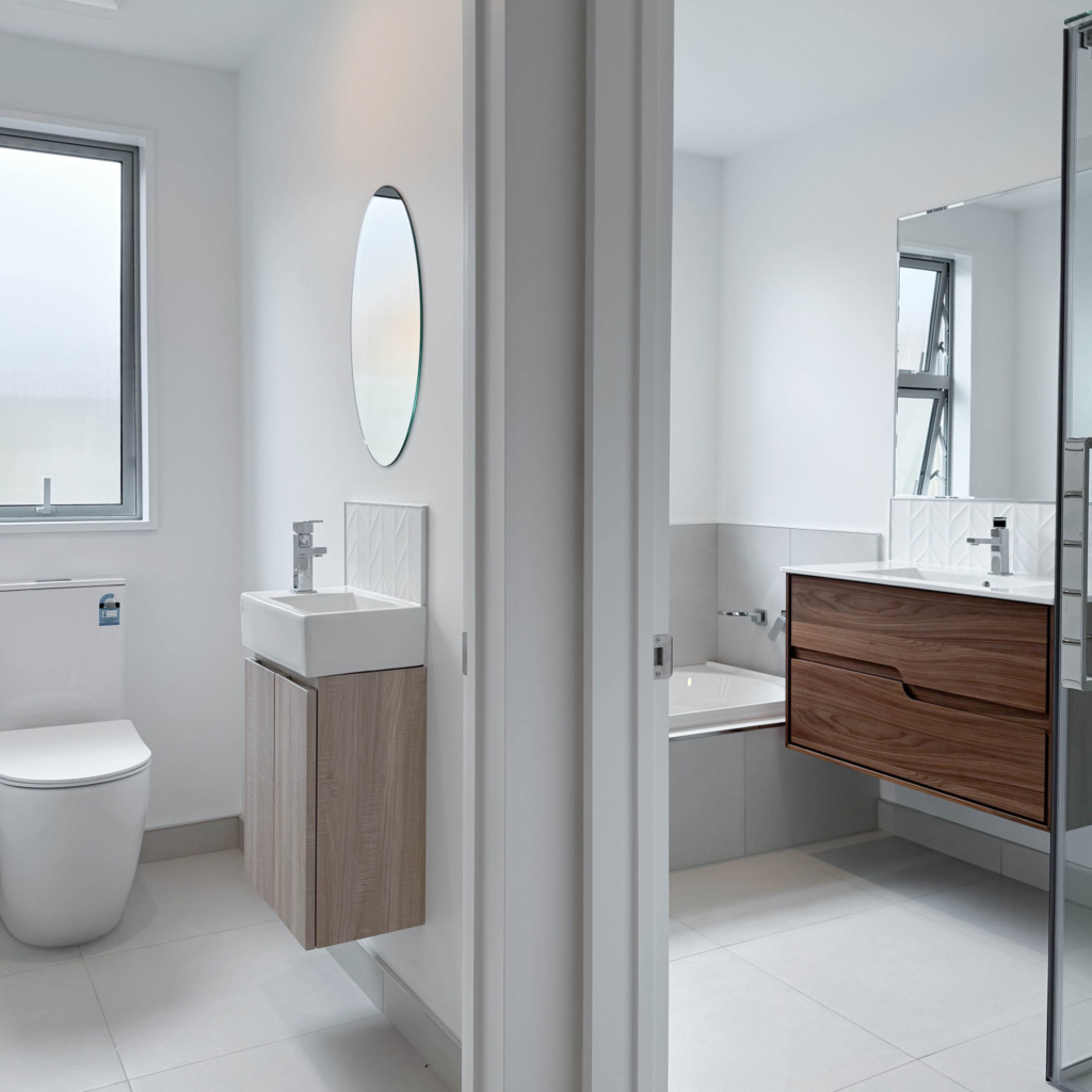 Bathroom in 5-bedroom 3-bathroom custom home at Storr Close, Halswell