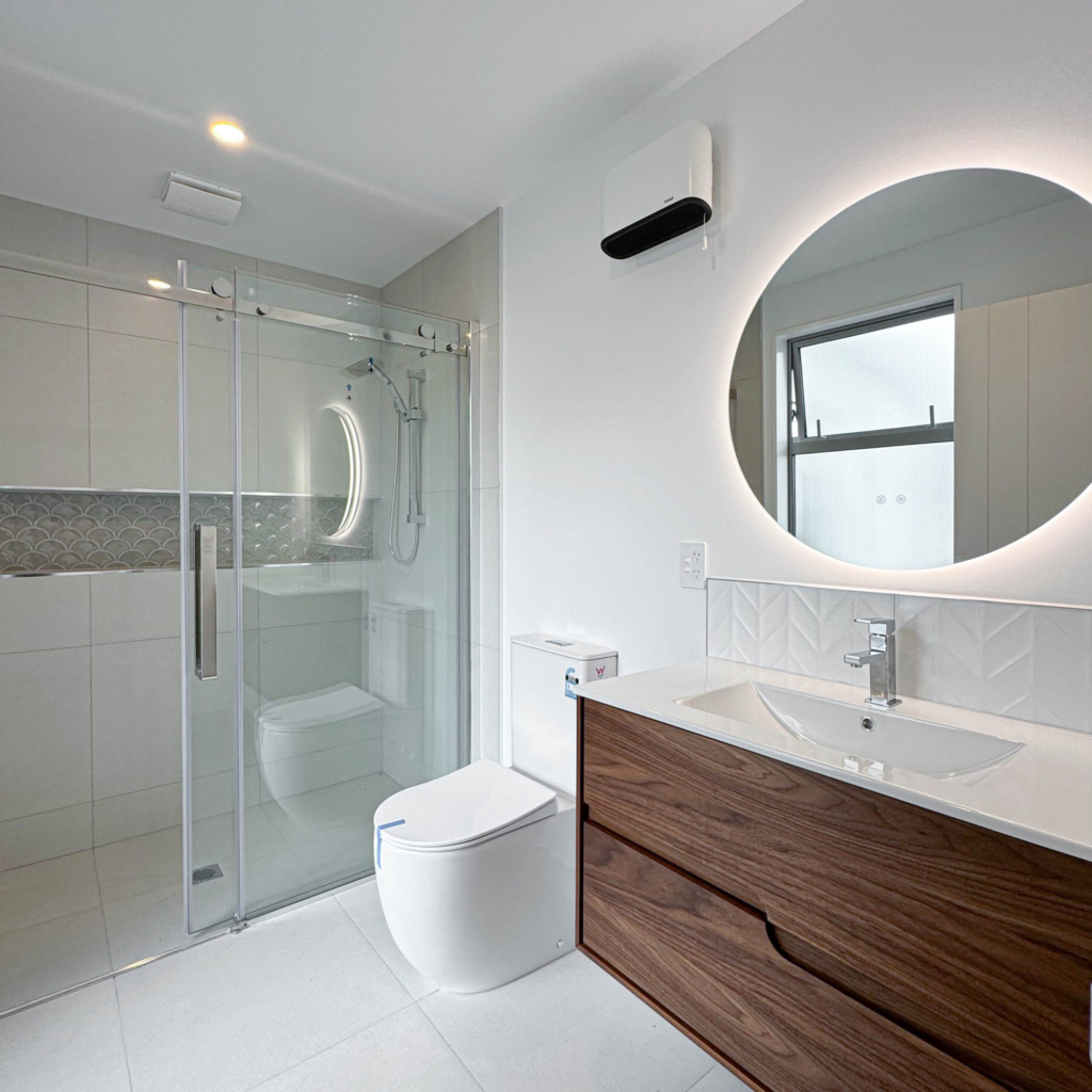 Bathroom in 5-bedroom 3-bathroom custom home at Storr Close, Halswell
