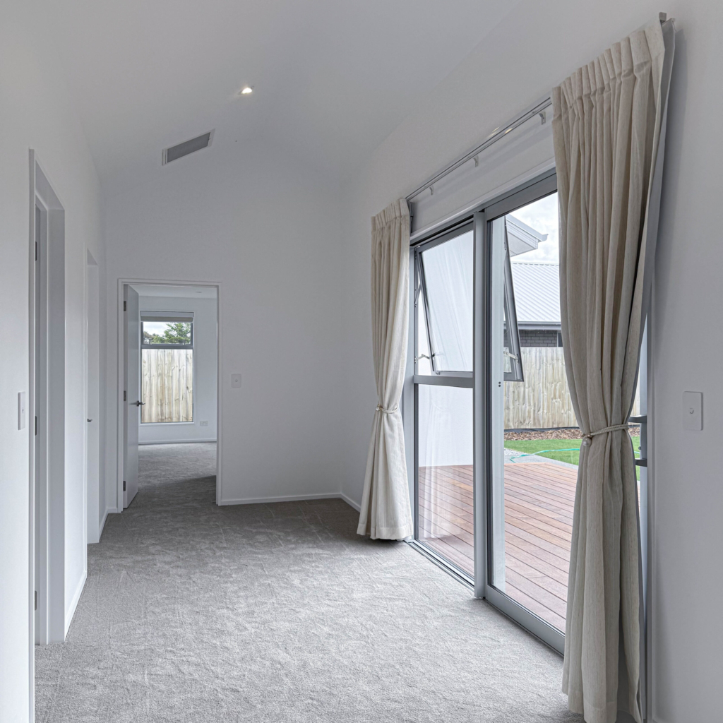Bedroom in 5-bedroom 3-bathroom custom home at Storr Close, Halswell