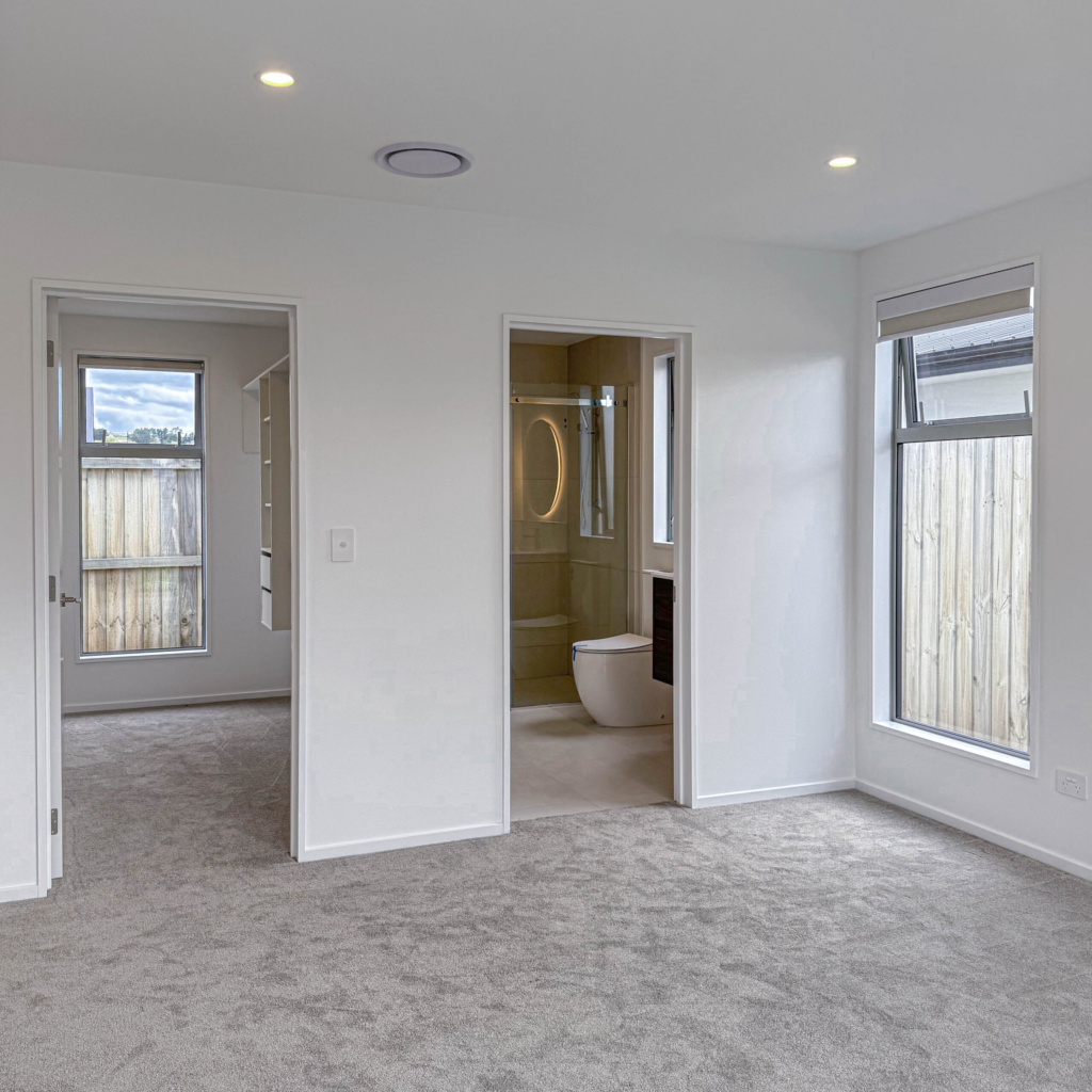 Bedroom in 5-bedroom 3-bathroom custom home at Storr Close, Halswell