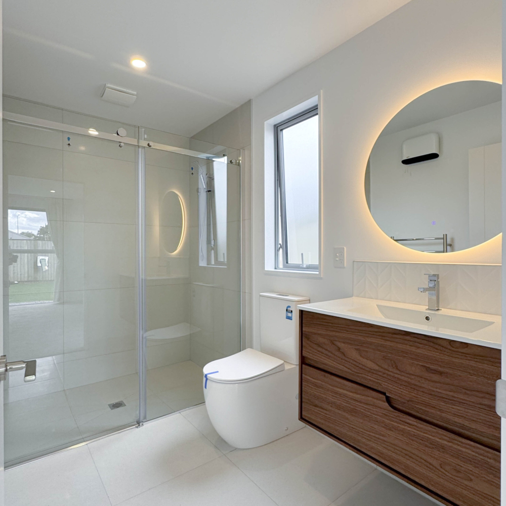 Bathroom in 5-bedroom 3-bathroom custom home at Storr Close, Halswell