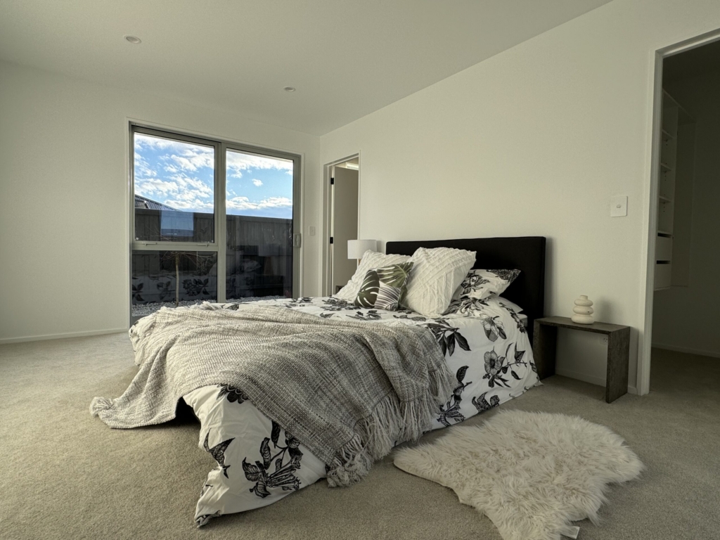 Bedroom in 3-bedroom 3-bathroom custom home at Kannedys landing, Halswell