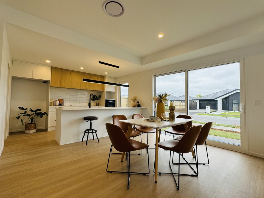 Kitchen in 4-bedroom 2-bathroom custom home at Kannedys landing, Halswell