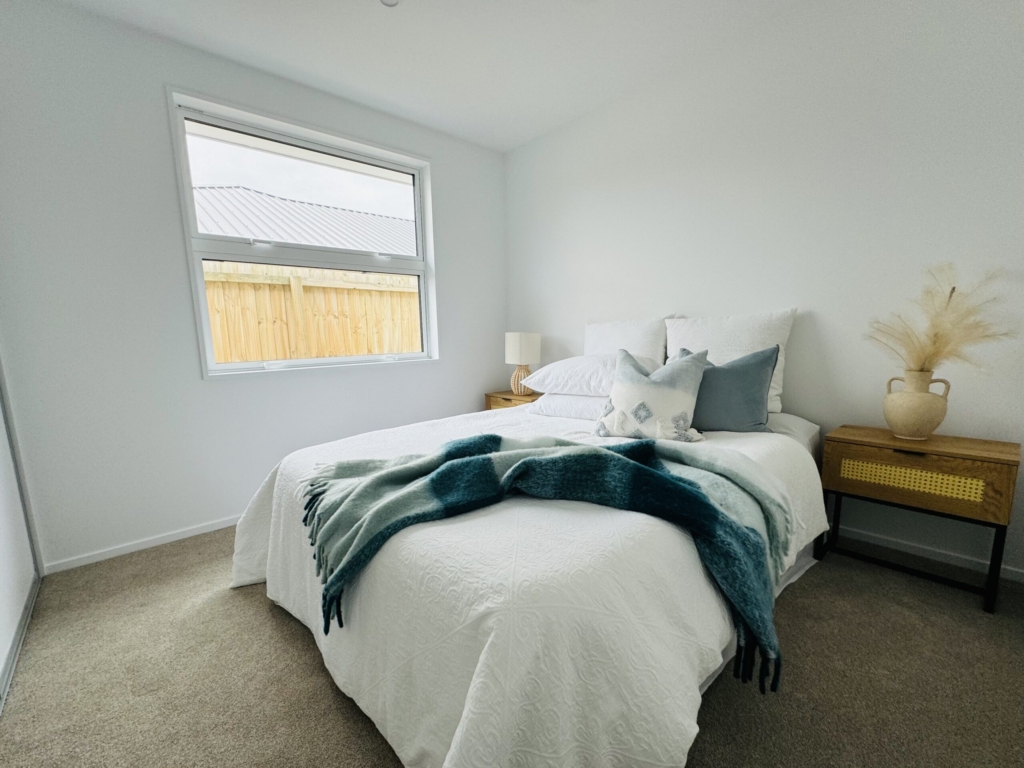 Bedroom in 4-bedroom 2-bathroom custom home at Kannedys landing, Halswell
