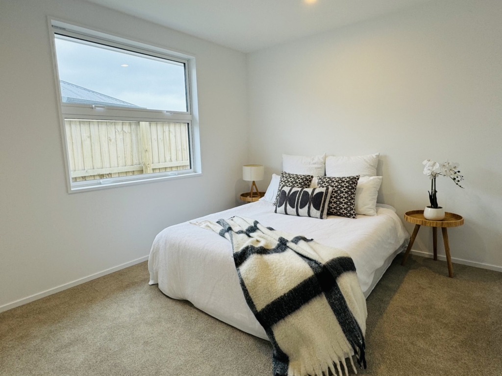 Bedroom in 4-bedroom 2-bathroom custom home at Kannedys landing, Halswell