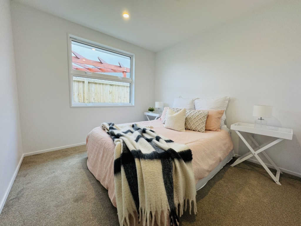 Bedroom in 4-bedroom 2-bathroom custom home at Kannedys landing, Halswell