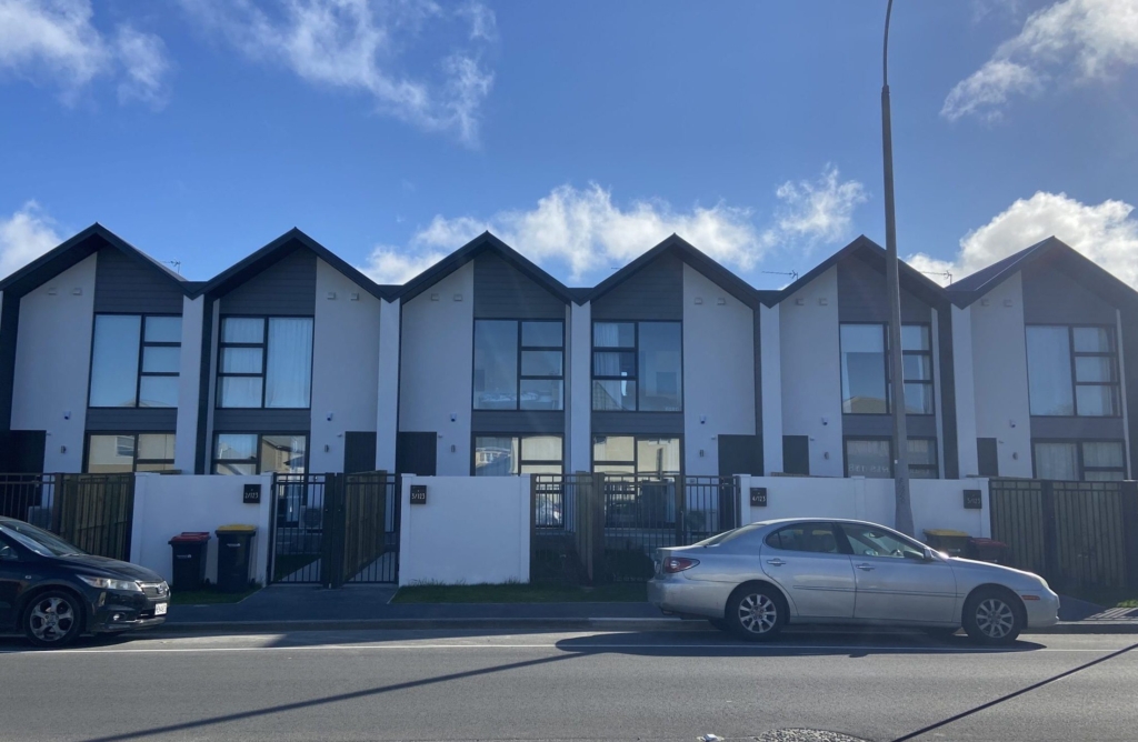 Exterior of 3-bedroom 13-unit townhouse development at Sherborne Street, St Albans