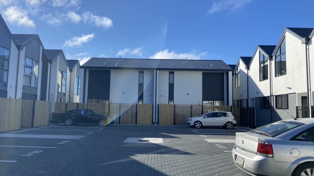 Exterior of 3-bedroom 13-unit townhouse development at Sherborne Street, St Albans