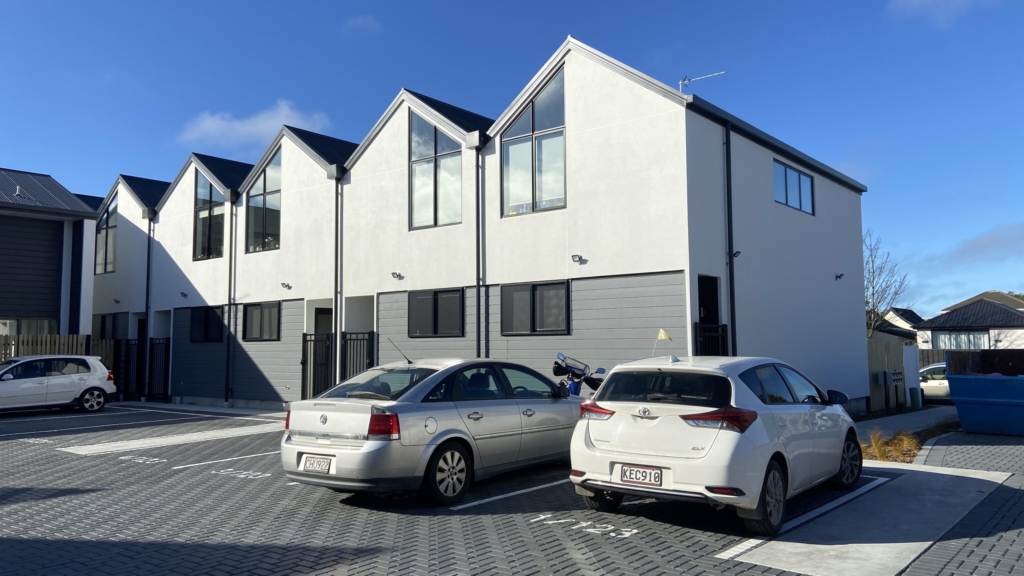 Exterior of 3-bedroom 13-unit townhouse development at Sherborne Street, St Albans