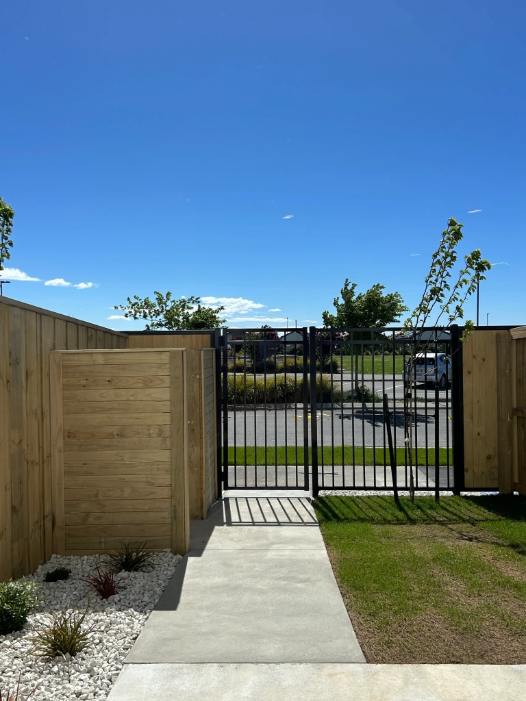 Exterior of 2-bedroom 26-unit townhouse development at Boardway Parade, Rolleston