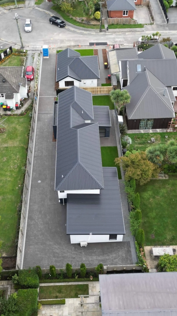 Exterior of 4-bedroom 2-bathroom custom home at Karo Place, Ilam