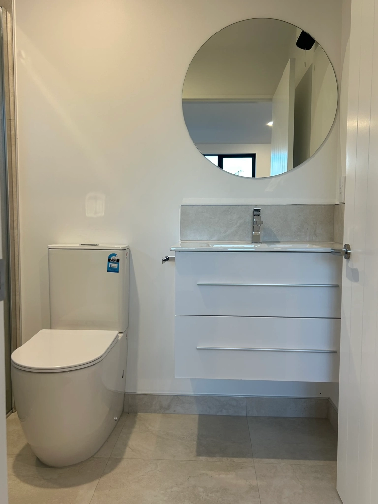 Bathroom in 3-bedroom 2-bathroom custom home at Gardiners Road, Harewood