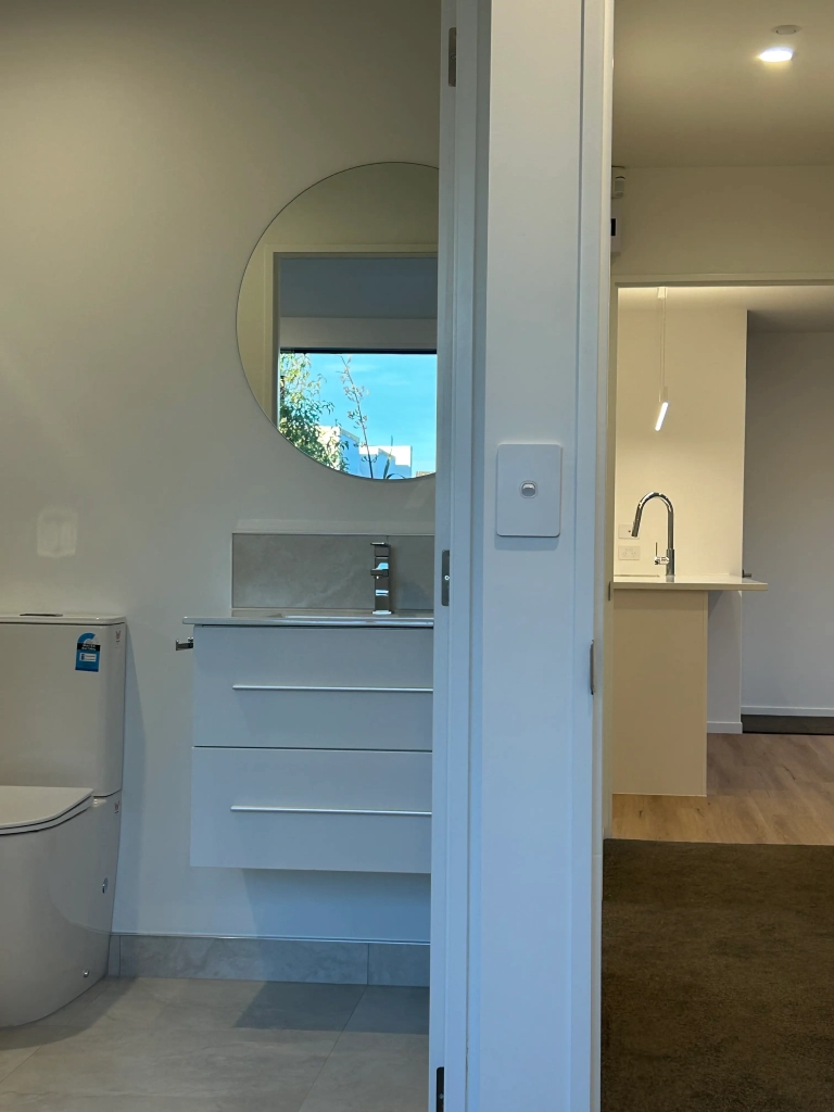Bathroom in 3-bedroom 2-bathroom custom home at Gardiners Road, Harewood