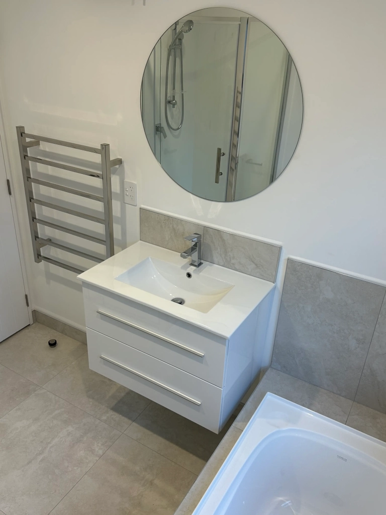Bathroom in 3-bedroom 2-bathroom custom home at Gardiners Road, Harewood