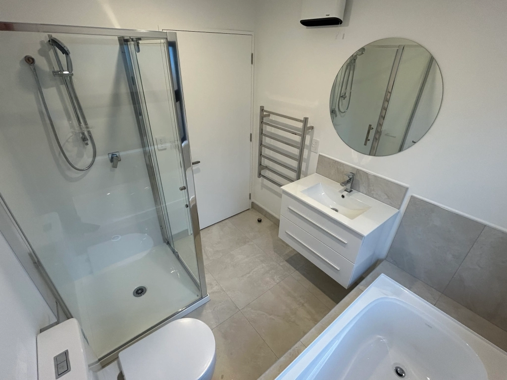 Bathroom in 3-bedroom 2-bathroom custom home at Gardiners Road, Harewood