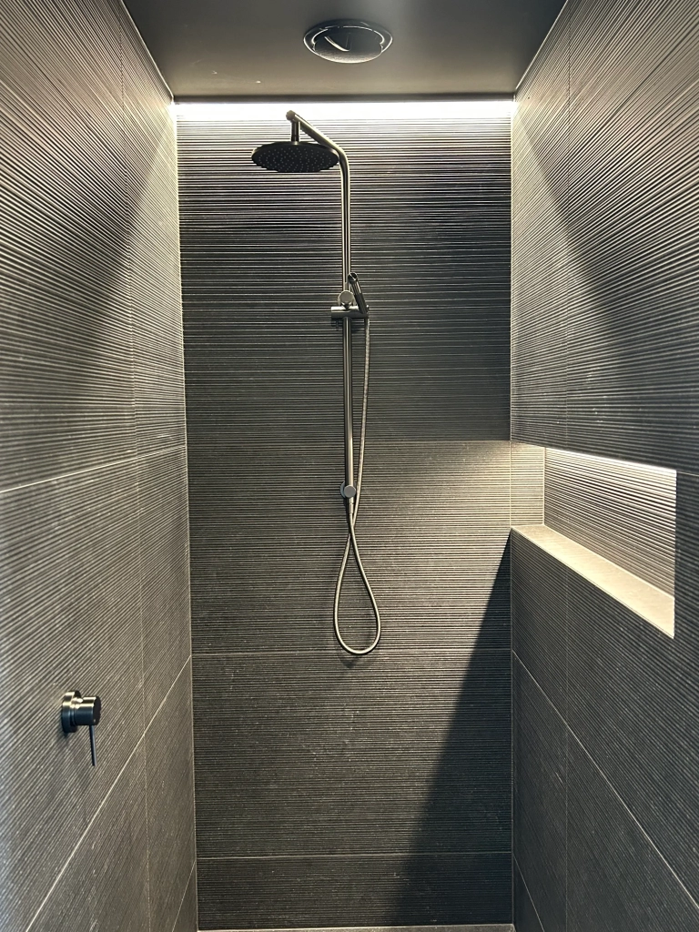 Bathroom in 4-bedroom 2-bathroom custom home at Kitcheners Knoll Road, Kennedys Bush