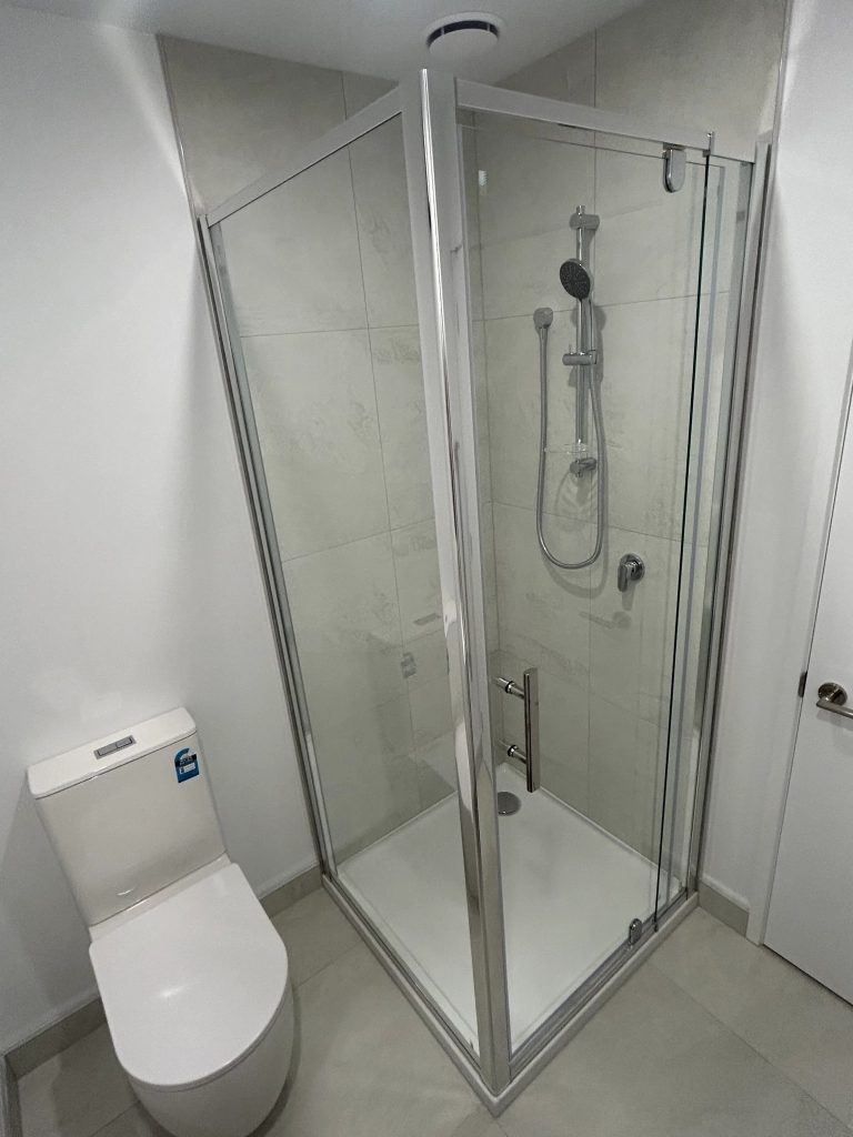 Bathroom in 2-bedroom 26-unit townhouse development at Boardway Parade, Rolleston