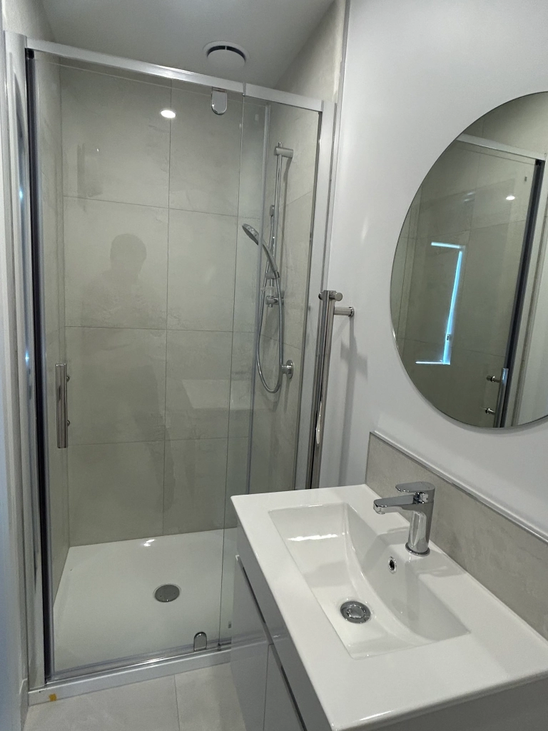 Bathroom in 2-bedroom 26-unit townhouse development at Boardway Parade, Rolleston