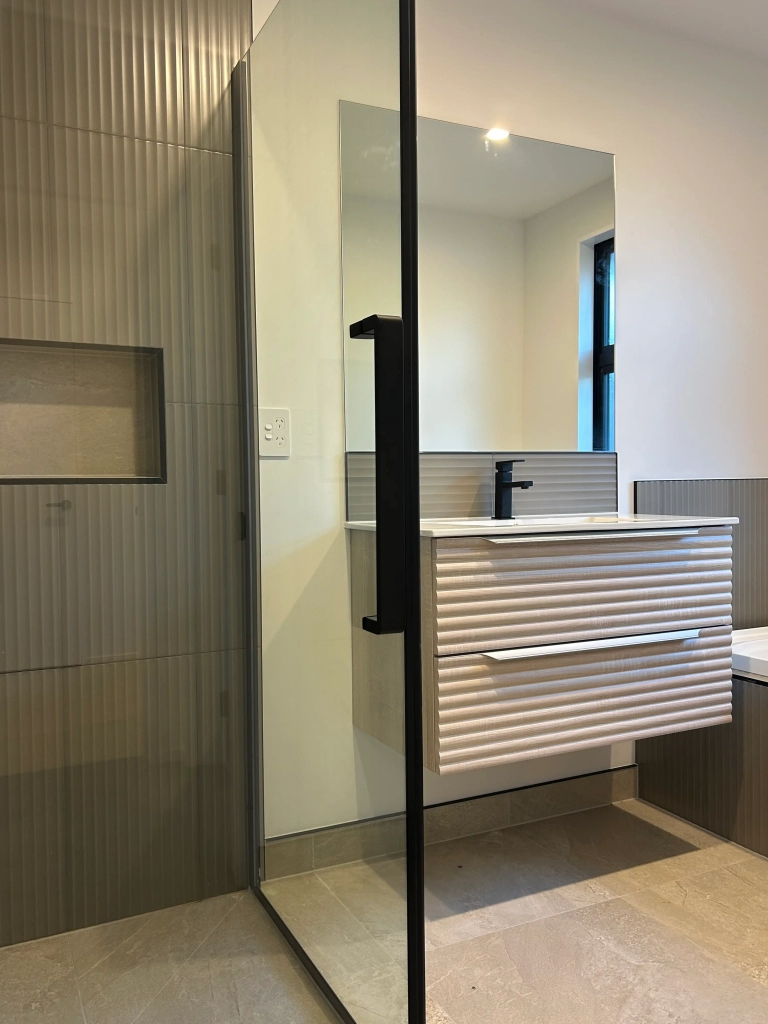 Bathroom in 4-bedroom 2-bathroom custom home at Dominico Lane, Wigram