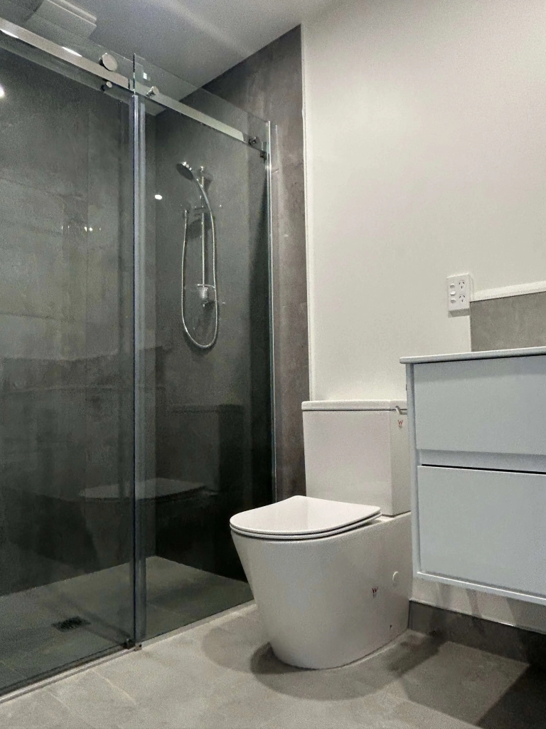 Bathroom in 4-bedroom 2-bathroom custom home at Karo Place, Ilam