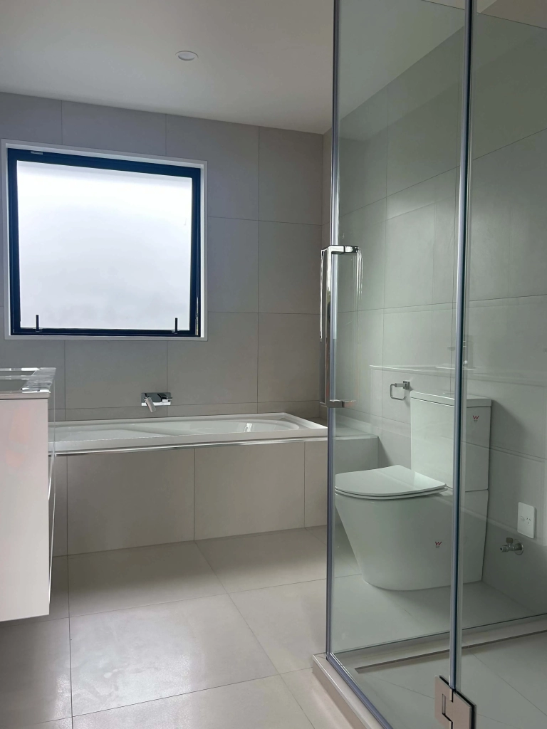 Bathroom in 4-bedroom 2-bathroom custom home at Karo Place, Ilam