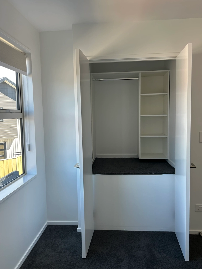 Bedroom in 2-bedroom 26-unit townhouse development at Boardway Parade, Rolleston