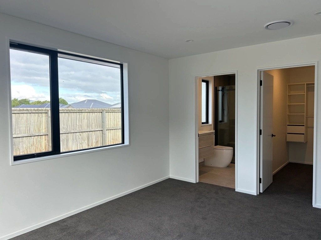 Bedroom in 4-bedroom 2-bathroom custom home at Dominico Lane, Wigram