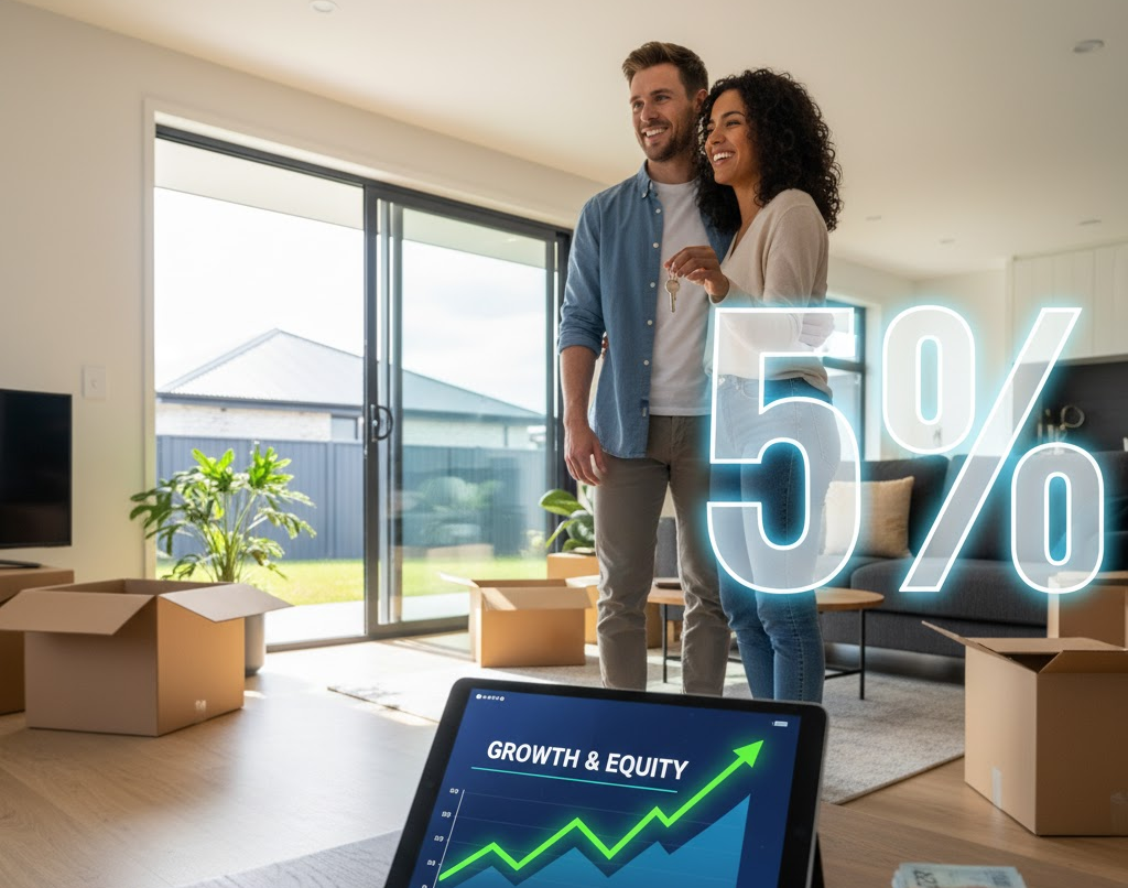 new build home, Turnkey Townhouse, first-home ownership, low deposit, financial growth