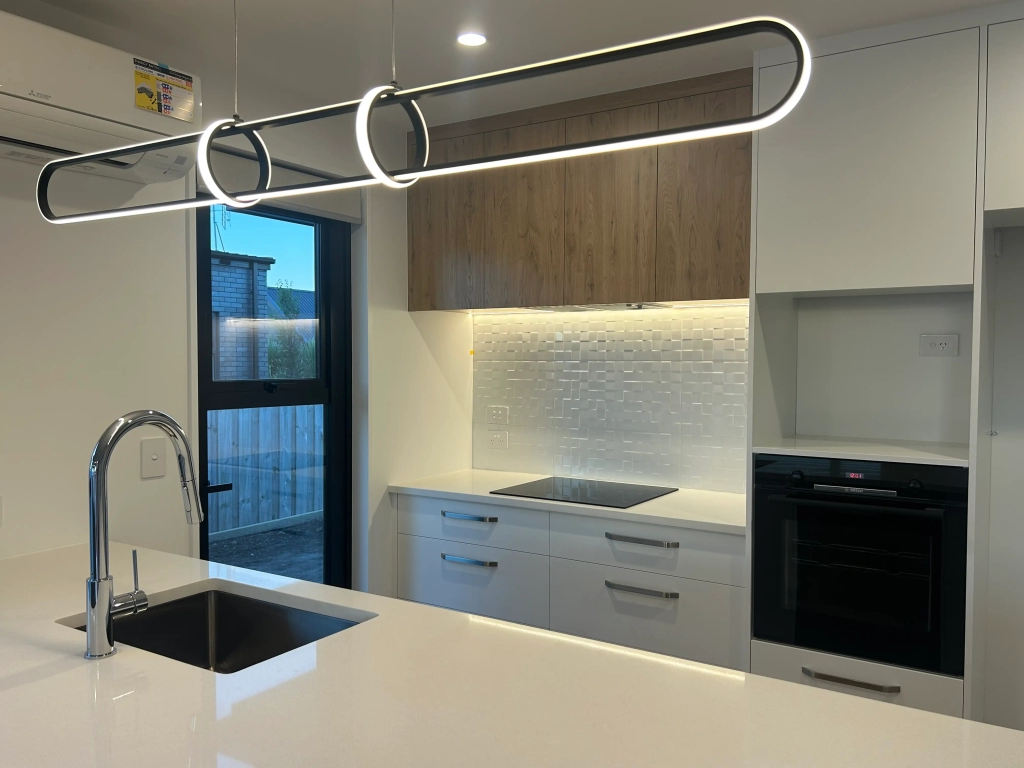 Kitchen in 3-bedroom 2-bathroom custom home at Gardiners Road, Harewood