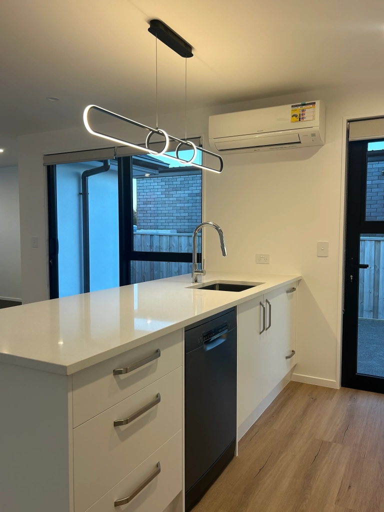 Kitchen in 3-bedroom 2-bathroom custom home at Gardiners Road, Harewood