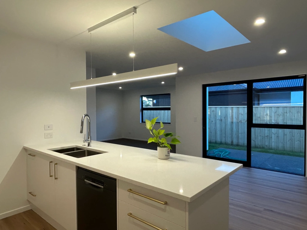 Kitchen in 3-bedroom 2-bathroom custom home at Gardiners Road, Harewood