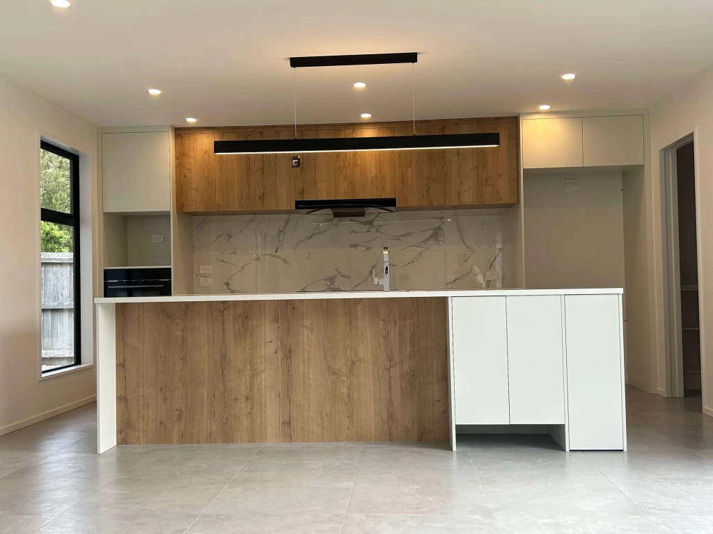 Kitchen in 4-bedroom 2-bathroom custom home at Karo Place, Ilam