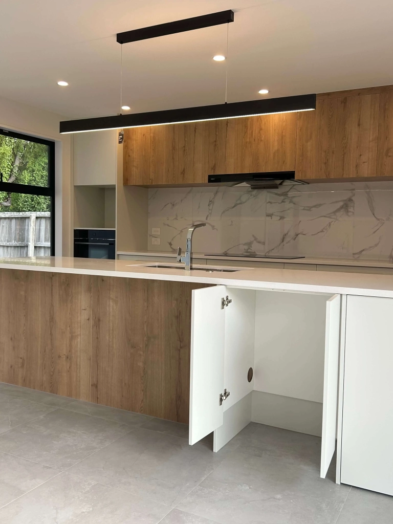 Kitchen in 4-bedroom 2-bathroom custom home at Karo Place, Ilam