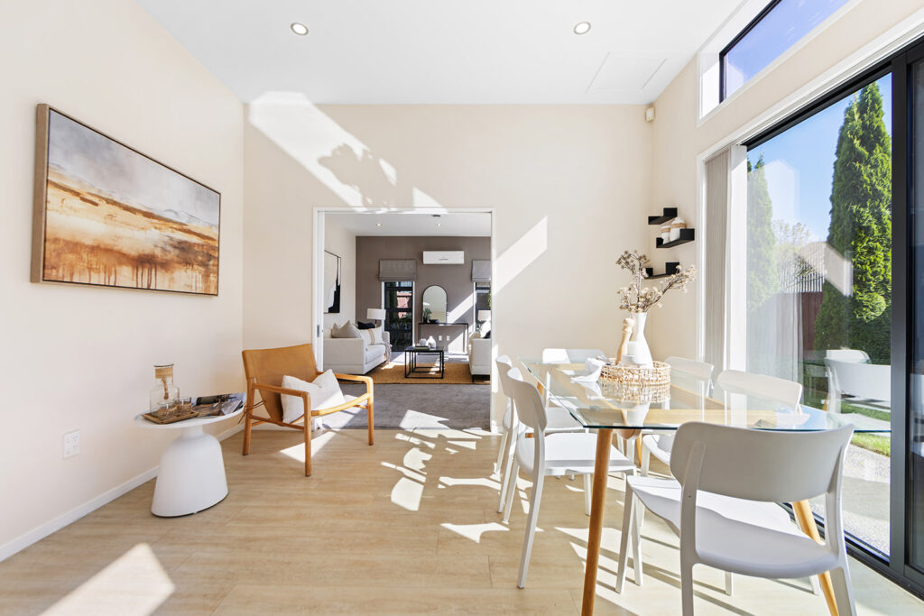 Kitchen in 3-bedroom 3-bathroom custom home at Buchanans Road, Yaldhurst