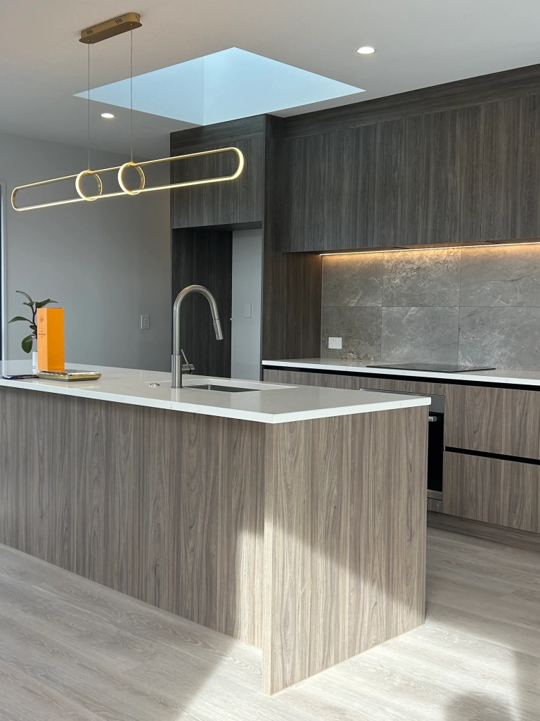 Kitchen in 4-bedroom 2-bathroom custom home at Quaifes Road, Halswell