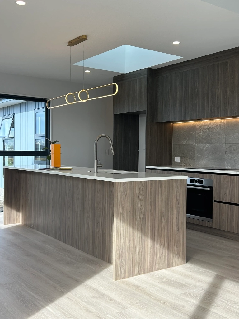 Kitchen in 4-bedroom 2-bathroom custom home at Quaifes Road, Halswell