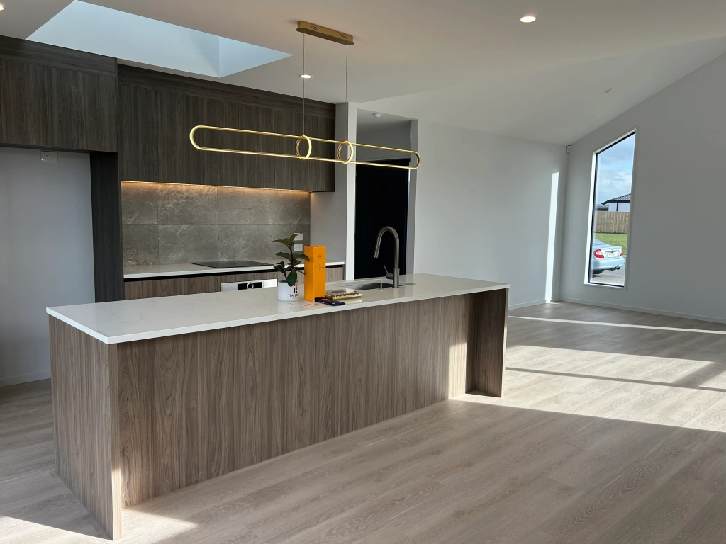 Kitchen in 4-bedroom 2-bathroom custom home at Quaifes Road, Halswell