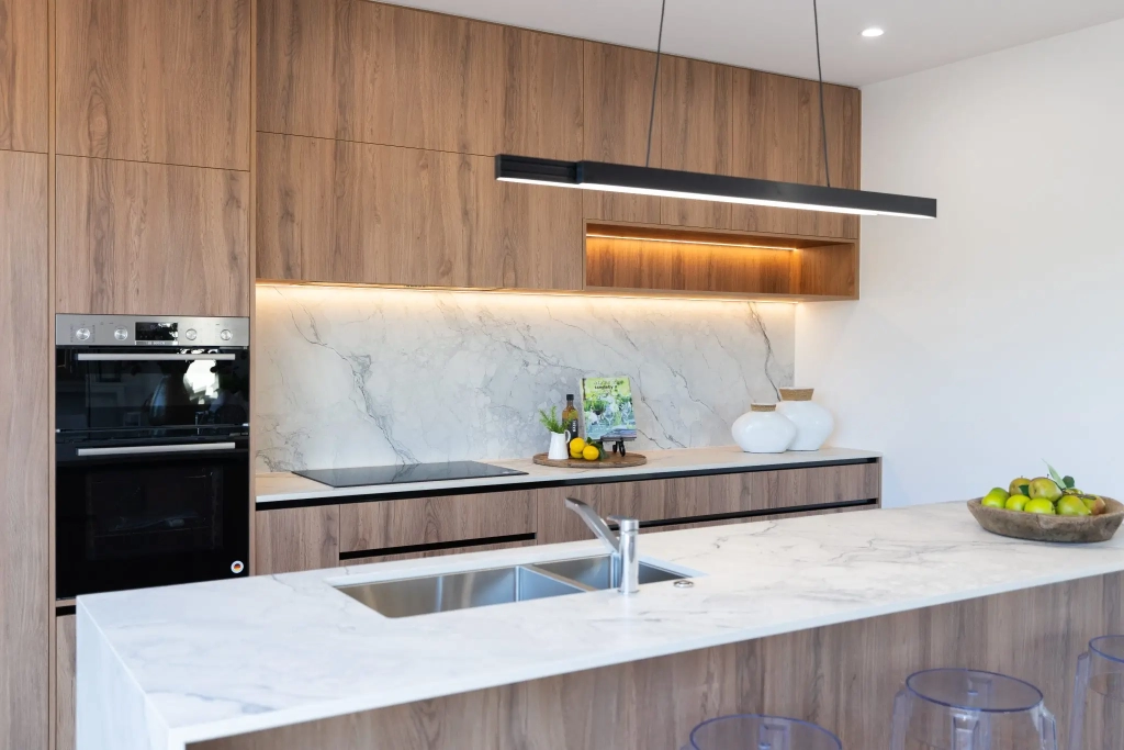 Kitchen in 4-bedroom 2-bathroom custom home at Abberley Crescent, St Albans