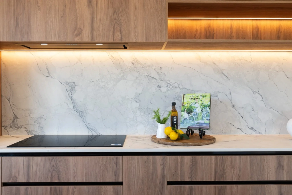 Kitchen in 4-bedroom 2-bathroom custom home at Abberley Crescent, St Albans