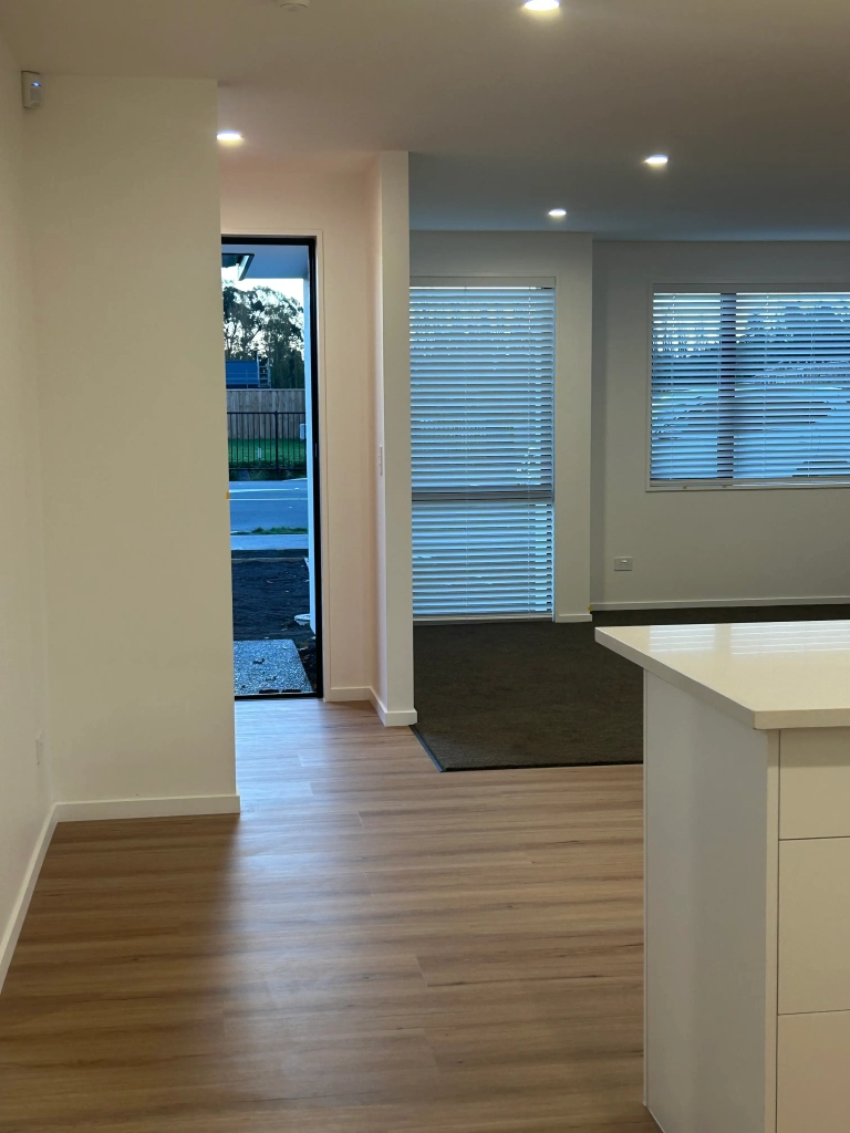 Living area in 3-bedroom 2-bathroom custom home at Gardiners Road, Harewood