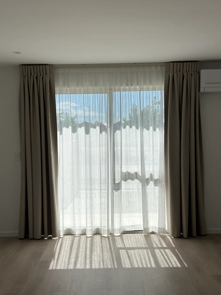 Living area in 2-bedroom 26-unit townhouse development at Boardway Parade, Rolleston