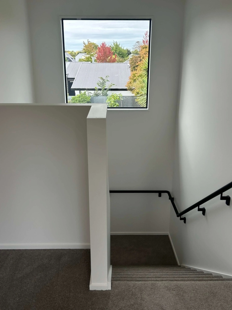Living area in 4-bedroom 2-bathroom custom home at Karo Place, Ilam