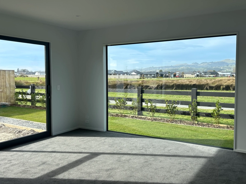 Living area in 4-bedroom 2-bathroom custom home at Quaifes Road, Halswell