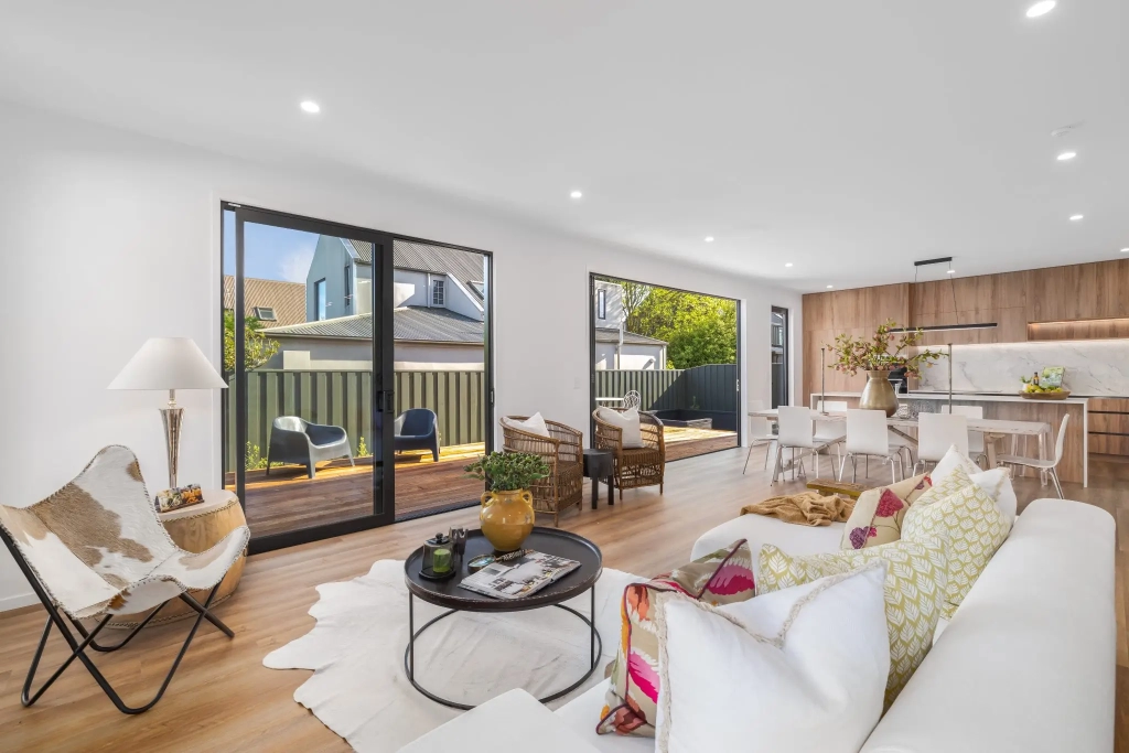 Living area in 4-bedroom 2-bathroom custom home at Abberley Crescent, St Albans