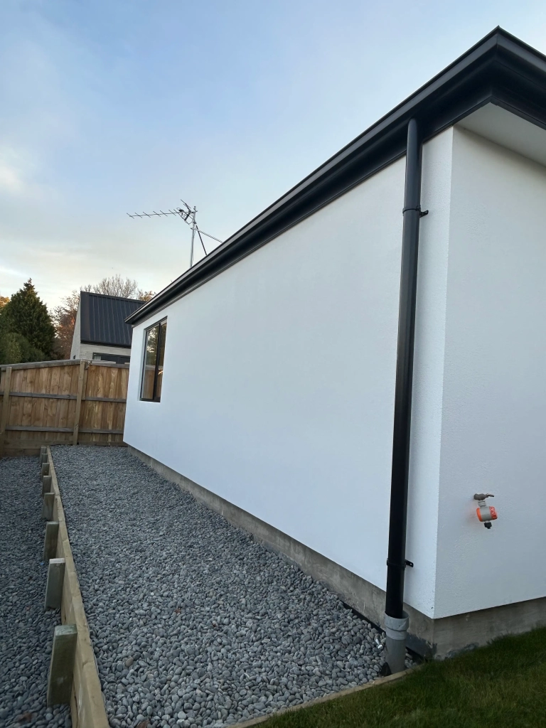 Exterior of 3-bedroom 2-bathroom custom home at Gardiners Road, Harewood